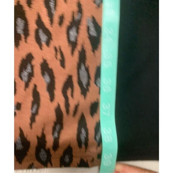 Cheetah Patterned Colorblock Dress - Picture 13 of 13